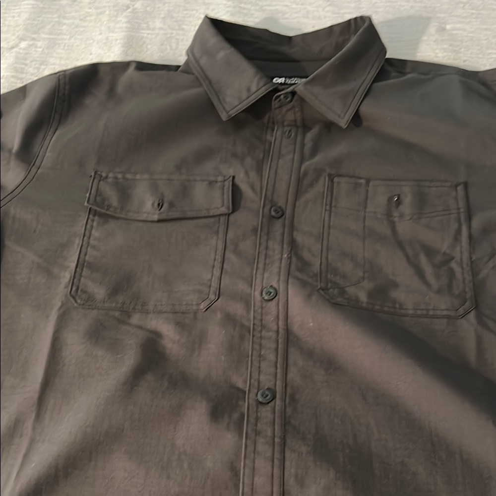 Outdoor Research Dark Gray Casual Button-Down Shirt